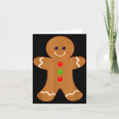 Carte Gingerbread Man Shirt Christmas Cookie Baking Holi (Devant)