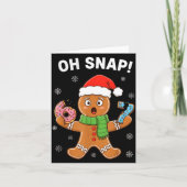 Carte Gingerbread Six Seven 67 Bruh 6 7 Christmas Girl B (Devant)