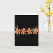 Carte Gingerbread Teacher Holiday For Teacher Staff Chri (Fleur jaune)