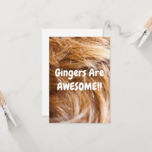 Carte Gingers (Devant/Arrière en situation)