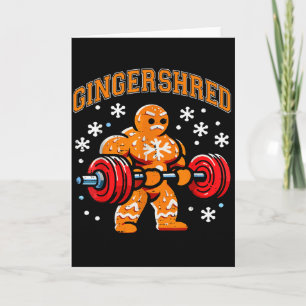 Carte Gingershred Drôle Bonhomme en pain d'épices Gymnas