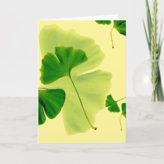Carte Gingko Elegance