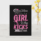 Carte Gir Kicks Pour S'Amuser (Fleur jaune)