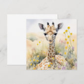 Carte girafe (Devant / Derrière)