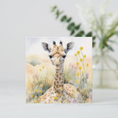 Carte girafe (Debout devant)