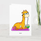Carte Girafe à la noix de coco (Dos)