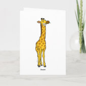 Carte Girafe avec Daisy (Dos)