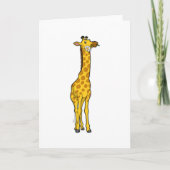 Carte Girafe avec Marguerite (Devant)