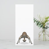 Carte Girafe flexible (Debout devant)