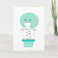 Girafe Hot Air Balloon Boy 1st Birthday