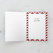 Carte Girafes de bonbon à Saint-Valentin (Intérieur)