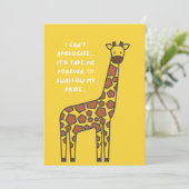 Carte Giraffe (Debout devant)