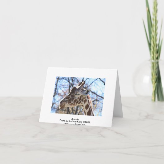 Carte Giraffe (Dos)