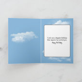 Carte Giraffe Anniversaire Avec Lunettes Rouges (Intérieur)