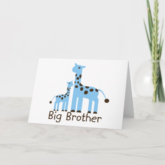 Carte Giraffe Big Brother (Devant)