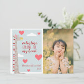 Carte Giraffe Classroom Valentine Photo (Debout devant)