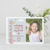 Carte Giraffe Coeur Cute Pun Valentine Photo (Debout devant)