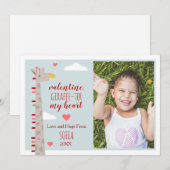 Carte Giraffe Coeur Cute Pun Valentine Photo (Devant / Derrière)