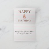 Carte Giraffe rose Tutu fête joyeux anniversaire (Intérieur)