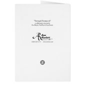 Carte Giraffe "Serengeti Steampunk" (Dos)