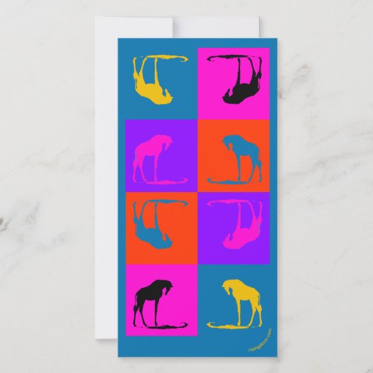 Carte Giraffe Stack 4x8 Miriam Kilmer de risingdove.com (Devant)
