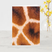CARTE GIRAFFES (Fleur jaune)