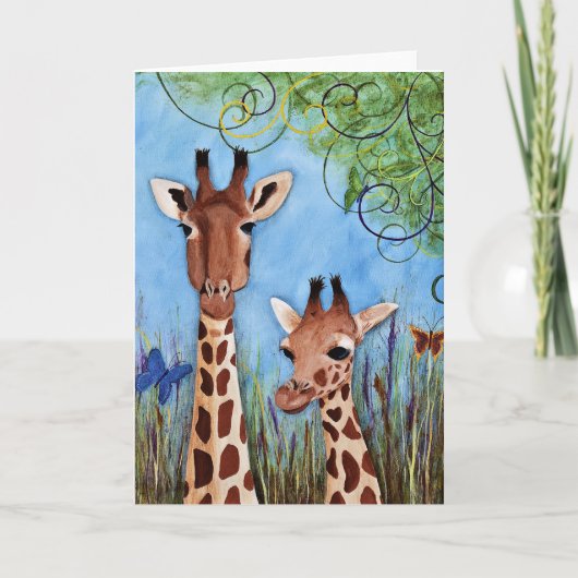 Carte Giraffes (Devant)