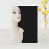 Carte girl2 (Fleur jaune)