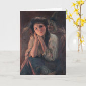 Carte Girl and a Witch par Beatrice Offor (Fleur jaune)