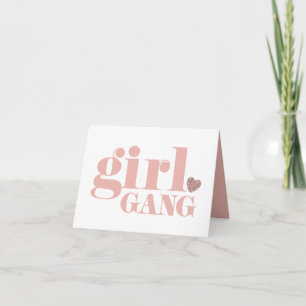 Carte Girl Gang Types d'amis Groupes Lady Friendships