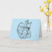 Carte Girl Power Sculling Boat Thunder_Cove (Fleur jaune)