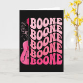 Carte Girl Retro Boone Groovy Flower First Name Personal (Fleur jaune)