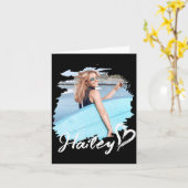 Carte Girlfriend Nge Heart Simple Modern Cool Photo (Fleur jaune)