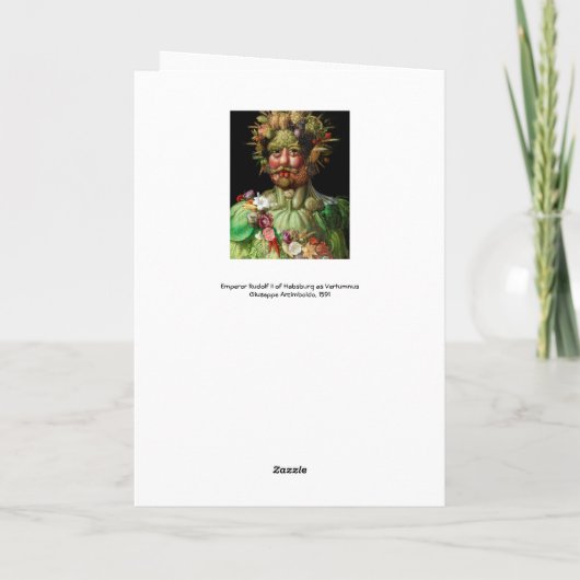 Carte Giuseppe Arcimboldo - Vertumnus (Dos)