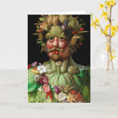 Carte Giuseppe Arcimboldo - Vertumnus (Fleur jaune)
