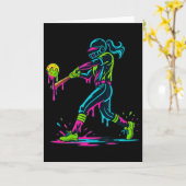 Carte Glaçage de Crème Glacée Joueuse Softll Drip Femmes (Fleur jaune)