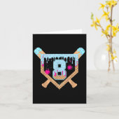 Carte Glace au baseball qui coule Enfant de 8 ans 8e Bi (Fleur jaune)