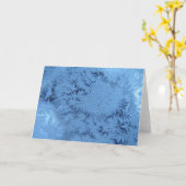 Carte Glace bleue (Fleur jaune)