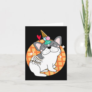 Carte Glace Bouledogue Français Frenchie Anniversaire