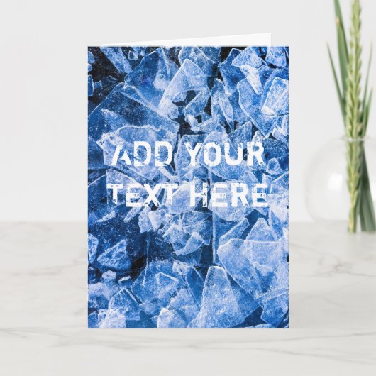 Carte Glace cool pour été chaud (Devant)