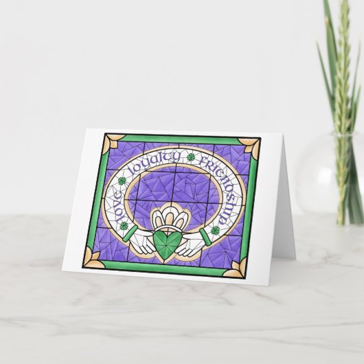 Carte Glace de Claddagh (Devant)