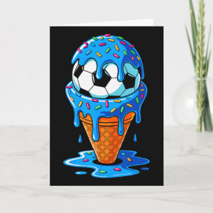 Carte Glace de football Ll Fun Drip Sprinkles Anniversai