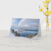 Carte Glace et neige | Crater Lake Oregon (Fleur jaune)