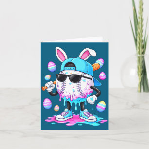 Carte Glace goutte baseball tenue jeunesse garçon heureu