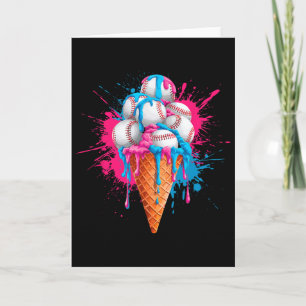 Carte Glace goutte Bysebyll Amoureux de sport Cône de gl