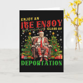 Carte Glace Profitez D'Une Glace Froid Gl De Déportation (Fleur jaune)