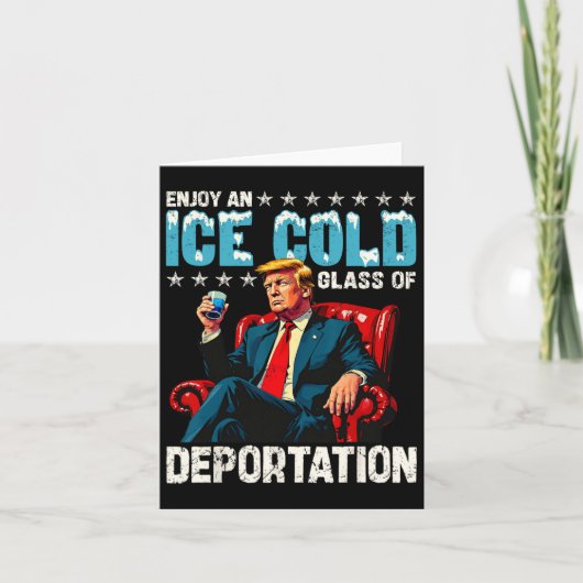 Carte Glace Profitez D'Une Glace Froid Gl De Déportation (Devant)
