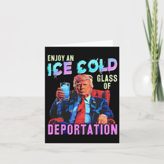 Carte Glace Profitez D'Une Glace Froid Gl De Déportation (Devant)