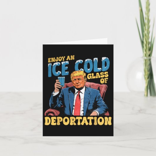Carte Glace Profitez D'Une Glace Froid Gl De Déportation (Devant)