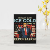 Carte Glace Profitez D'Une Glace Froide Gl De Déportatio (Fleur jaune)